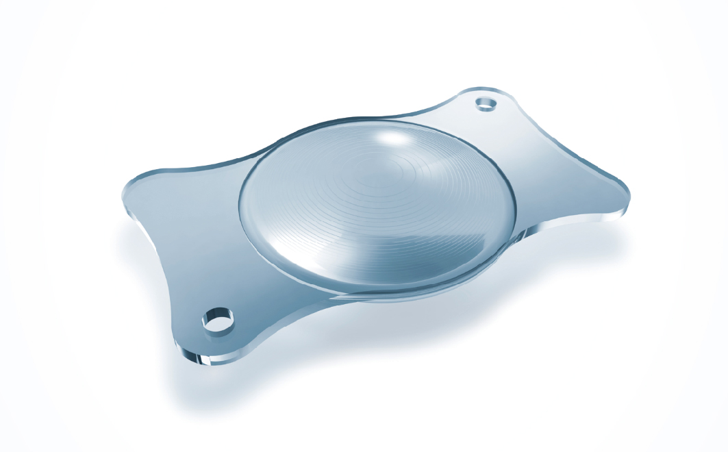 三焦点人工晶状体实际只有指甲盖大小