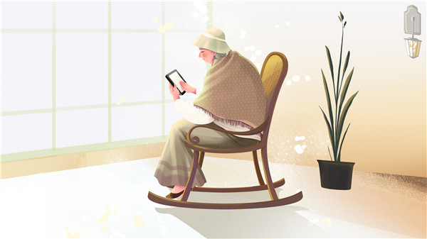 摄图网_400344718_老人晚年温馨插画（企业商用）_副本.jpg